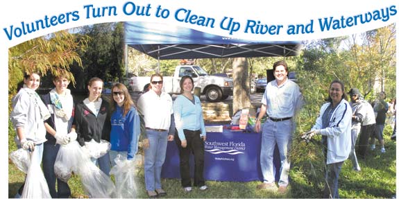 volunteers at work