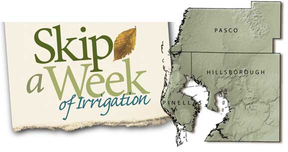 Skip a Week logo and map