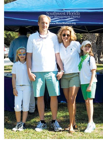 Governing Board Treasurer Albert G. Joerger and his family