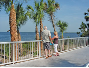 Renovated boardwalk