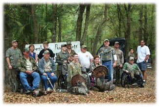 Hunters and volunteers