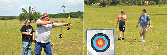 4-H archery activities