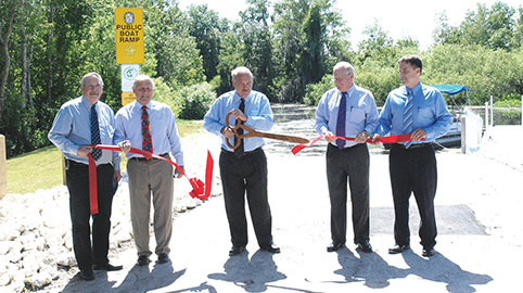 Coleman Landing ribbon-cutting ceremony