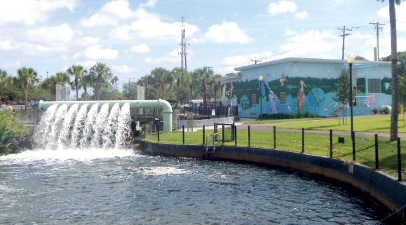 Sulphur Springs Weir and Pumping Station.