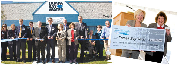 Tampa Bay Water ribbon-cutting