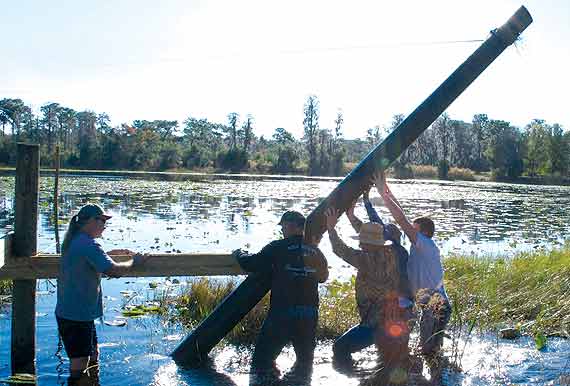 lifting the piers