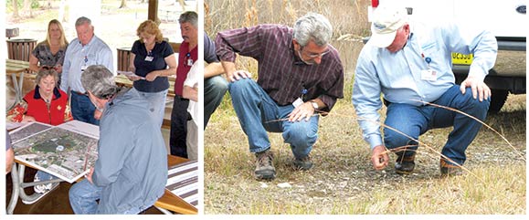 Board and staff on Sawgrass property