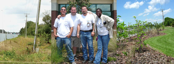 Tampa office landscaping