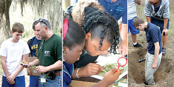 Students on field trip