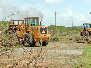 Hurricane cleanup