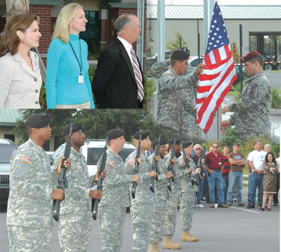 flag-raising ceremony