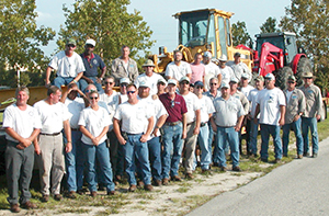 District staff who assisted with hurricane cleanup