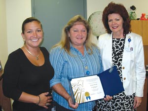 Donna Brooks, Tammy Antoine and Maureen McNiff